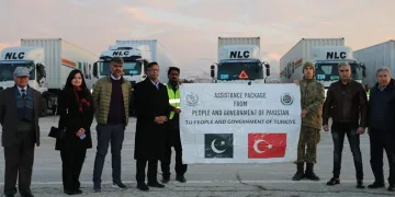 Pakistan’dan gelen 21 tır Malatya’ya ulaştı