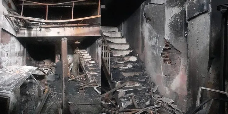 İşyeri yangında kül oldu