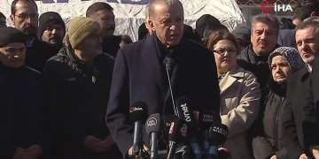 Cumhurbaşkanı Erdoğan deprem bölgesinde!