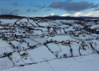 Bursa’dan kar manzaraları