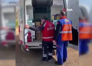 UMKE ekiplerinden tekerlekli sandalye temini