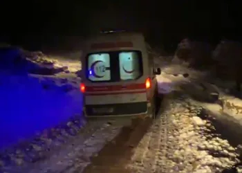 Ekipler hasta kadın için seferber oldu