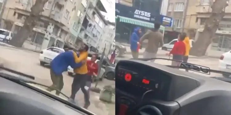 Trafikte yaşanan yol verme kavgaları