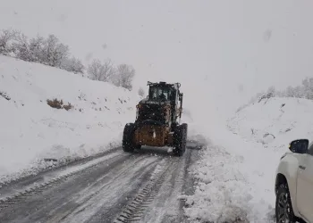 Malatya’da kardan kapalı yol kalmadı