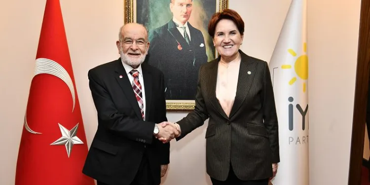 İYİ Parti lideri Akşener, Temel Karamollaoğlu’nu kabul etti