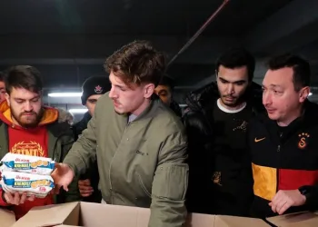 Galatasaray’ın yeni transferi Nicolo Zaniolo’dan yardım çalışmalarına destek