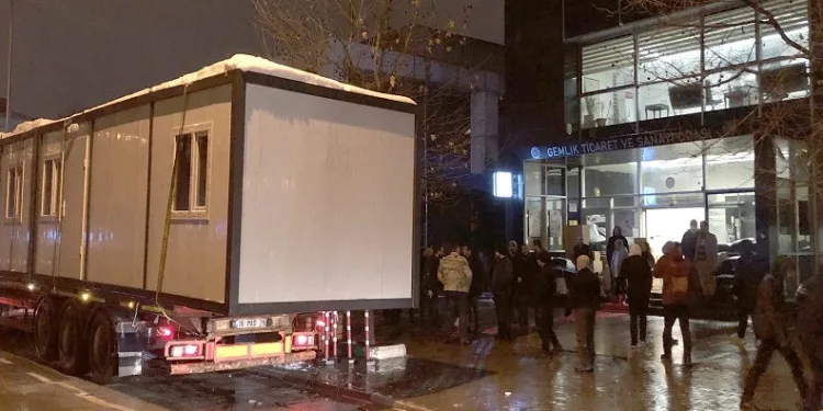 GTSO’nun konteyner evleri yola çıktı