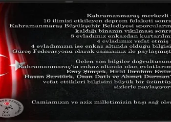 Türkiye Güreş Federasyonu 5 güreşçinin vefat ettiğini açıkladı