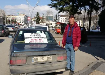 Otomobilini depremzedeler için sattı