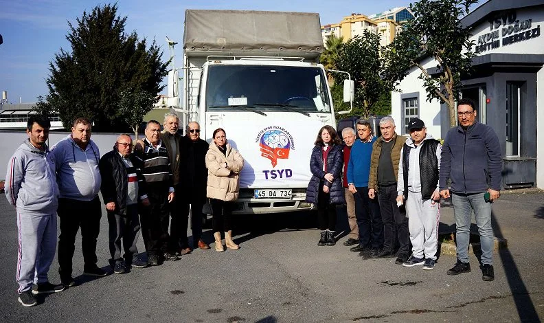 TSYD’den, deprem bölgesine destek devam ediyor