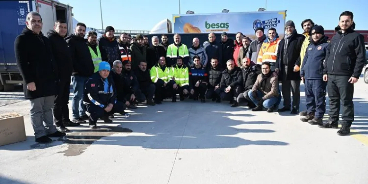 Başkan Gürkan Hatay’a destek ziyaretinde bulundu