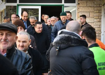 Mustafakemalpaşa’da deprem şehitleri için mevlit okutuldu