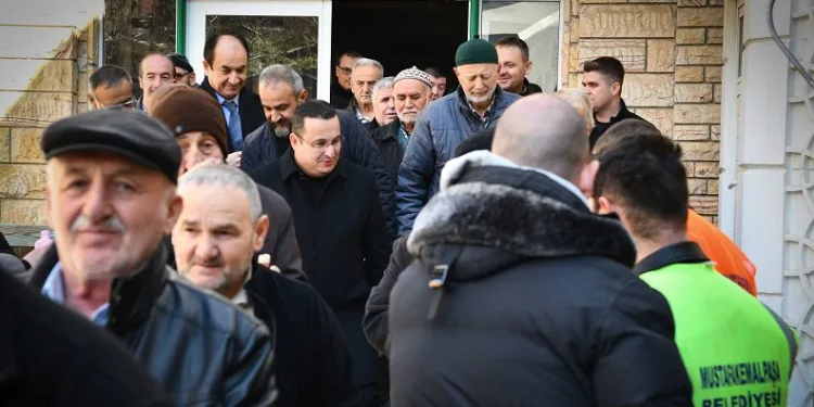 Mustafakemalpaşa’da deprem şehitleri için mevlit okutuldu