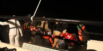 Ayvacık açıklarında 106 kaçak göçmen kurtarıldı