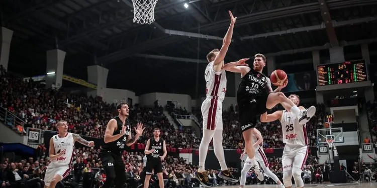 FIBA 2023 Dünya Kupası Elemeleri: Türkiye: 74 – Letonya: 83