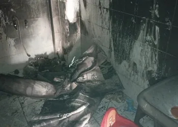 Şofben patlayan apartmanda korku dolu anlar