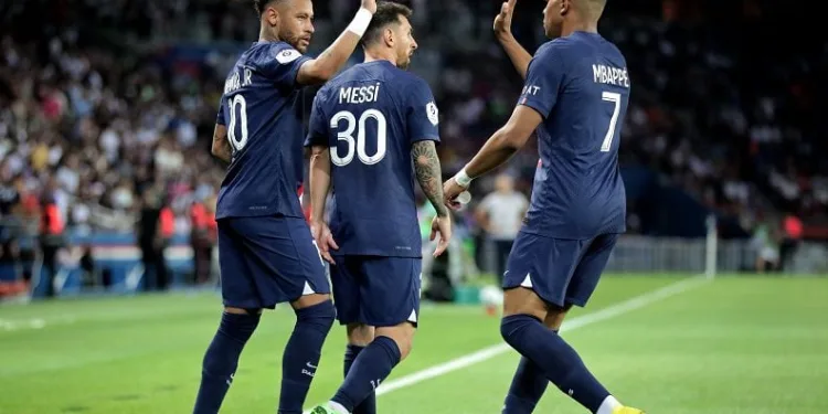 PSG’de Mbappe, Messi ve Neymar üçlüsünden 64 gol