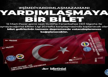 Arkas Spor, Fenerbahçe maçının geliri depremzedelere