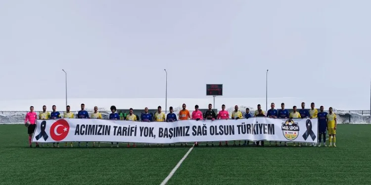 Maçın geliri depremzedelere bağışlandı