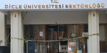 Dicle Üniversitesi rektörlük binası boşaltıldı