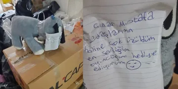 En sevdiği oyuncağını gönderdi