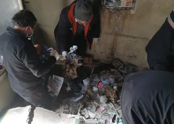 Uşak’ta daire çöp eve dönüştü