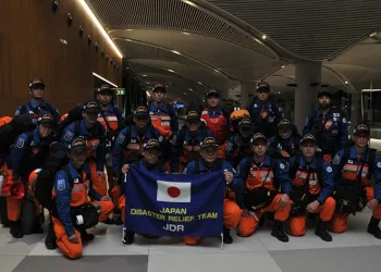 Japon arama kurtarma ekibi Türkiye’ye geldi