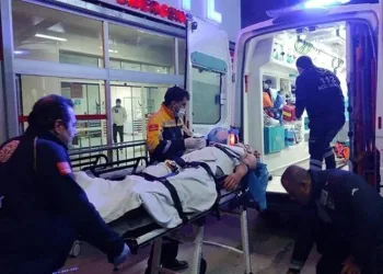 Depremin ardından madende göçük