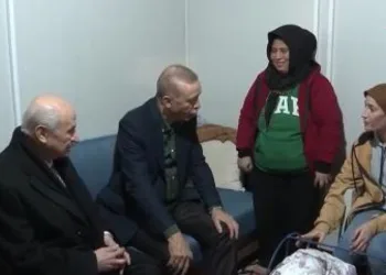 Erdoğan, konteyner kenti ziyaret etti