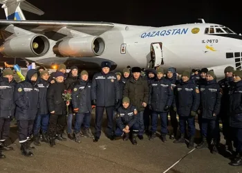 Kazak arama kurtarma ekipleri döndü