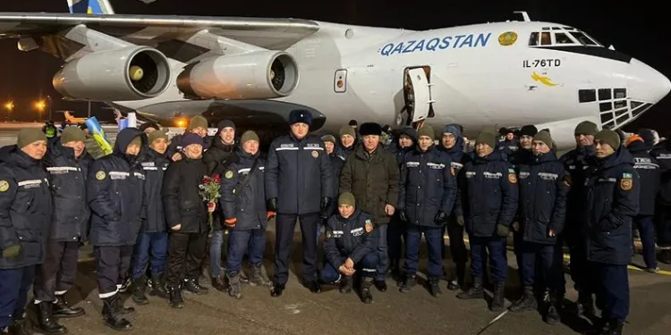 Kazak arama kurtarma ekipleri döndü