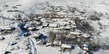 Muş’ta bir köy kara gömüldü