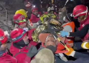 Anne, oğlu ve kedileri enkazdan kurtarıldı