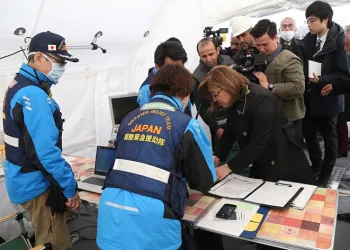 Japonya en büyük sahra hastanesini Gaziantep’te kurdu