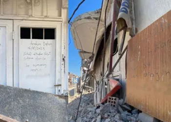 ‘Enkazdan ceset çıkaran olur ise beni arasın’