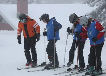 Uludağ’da kayak heyecanı başladı