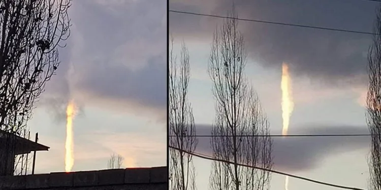 Ağrı’da şaşırtan görüntü