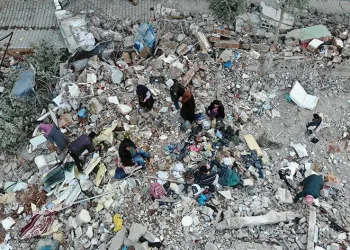 İç savaştan kaçtılar depreme yakalandılar