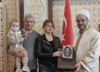 Ukrayna vatandaşı kadın Müslüman oldu