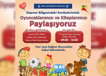 Bursa’da oyuncak kampanyası