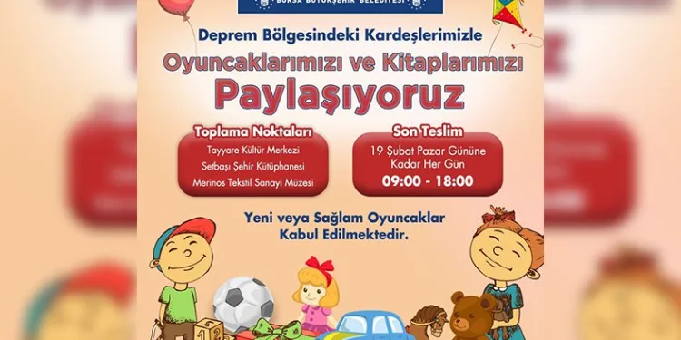 Bursa’da oyuncak kampanyası
