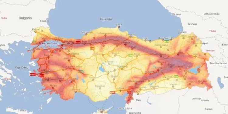 MTA’dan yenilenmiş diri fay haritaları