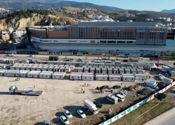 Gemlik Konteyner Kent havadan görüntülendi