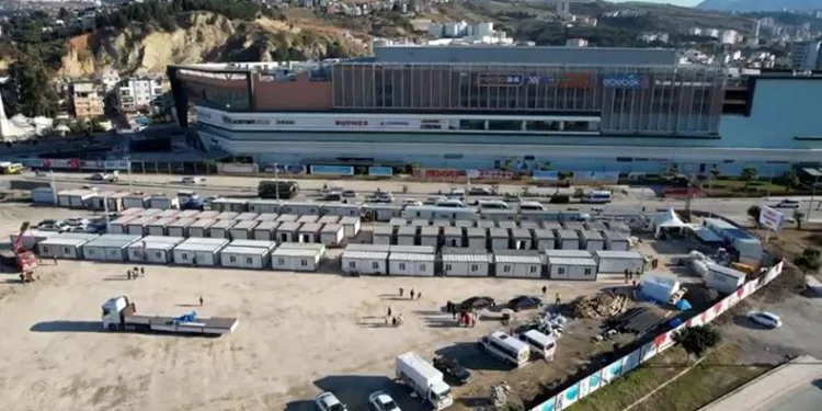 Gemlik Konteyner Kent havadan görüntülendi