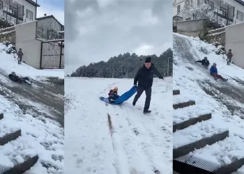 Çocuklar, karın tadını çıkardılar