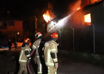 Bursa itfaiyesi gece gündüz iş başında