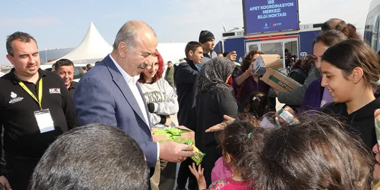 Başkan Türkyılmaz deprem bölgesinde