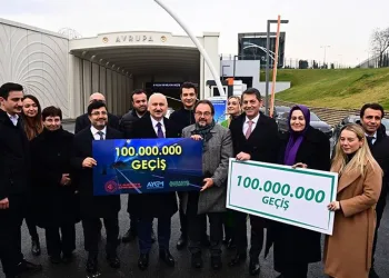 Avrasya Tüneli’nden 100 milyon araç geçti