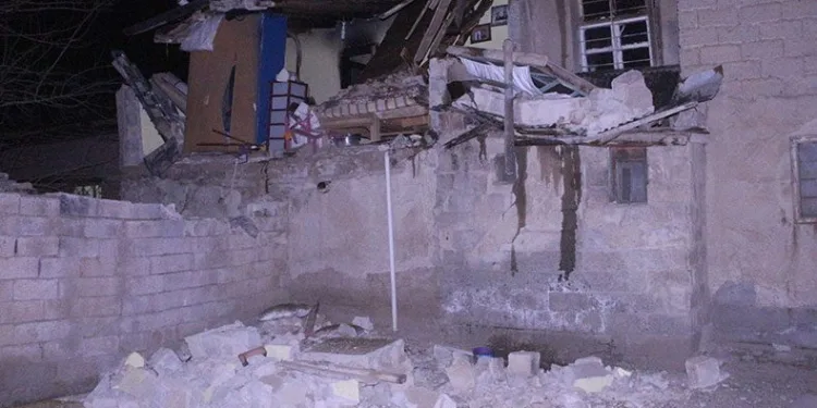 Soba bomba gibi patladı