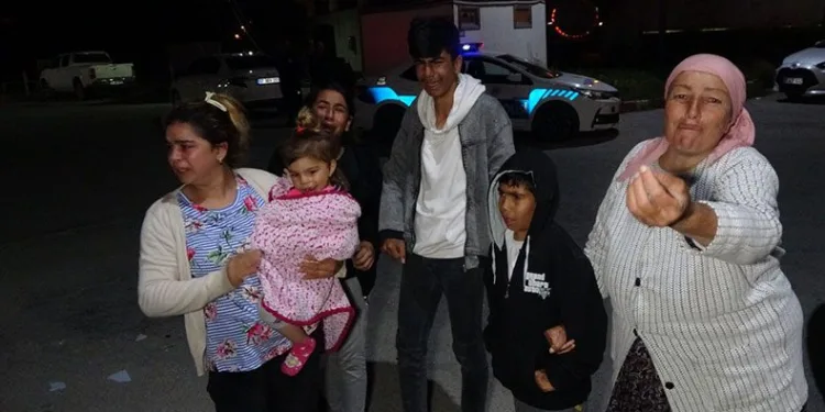 Depremzede aileleri ağlatan kaza